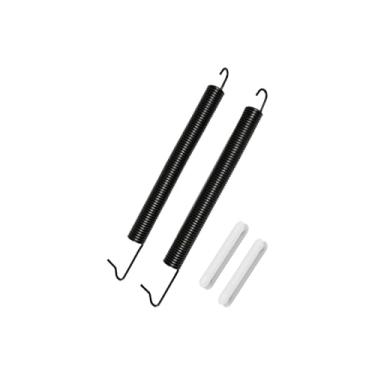 Imagem de 2 peças WPW10337934 Mola de porta de lava-louças e 2 peças 8268990 WP8268990 Bucha de dobradiça de porta de máquina de lavar louça, adequado para máquinas de lavar louça Whirlpool, substitui a peça