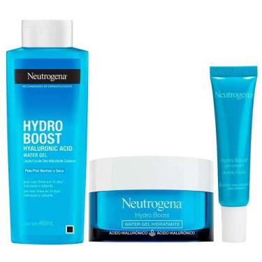Imagem de Neutrogena Hydro Boost Kit  Hidratante Facial + Gel Creme para Olhos +