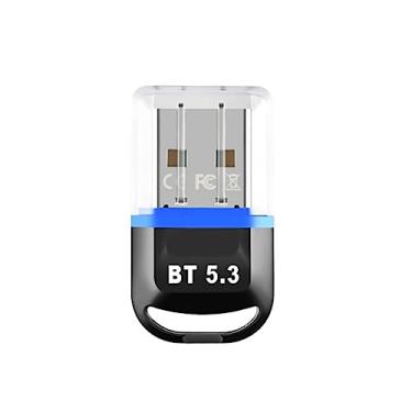 Imagem de Adaptador USB Bluetooth 5.3 para PC de mesa, receptor de transferência sem fio para alto-falante de PC, mouse sem fio, teclado, receptor de áudio de música
