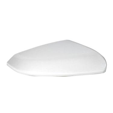 Imagem de CHELANGHU Capa para espelho retrovisor do lado do passageiro para Honda Civic 2016 2017 2018 2019 2020 2021 Honda Civic, branca sem furo de seta, capa de espelho reserva adequada para Honda Civic 2016