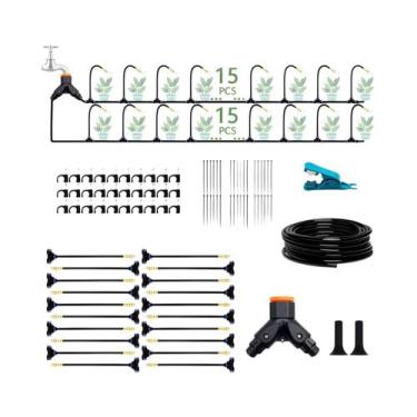Imagem de Kit Universal DIY Para Irrigação De Plantas Em Estufas E Jardins, Sist