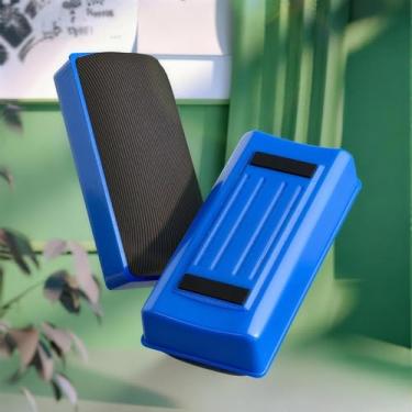 Imagem de Borracha magnética para quadro branco, apagável a seco para escritório, casa e sala de aula (azul)