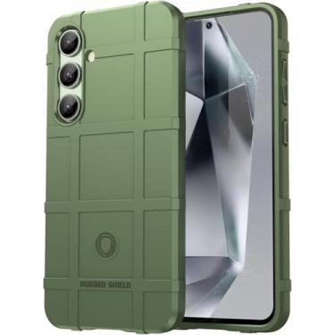 Imagem de Capa Case Para Samsung Galaxy S24 FE (Tela 6.7) Rugged Shield Anti Impacto (Verde)