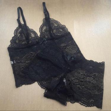 Imagem de Conjunto Caleçon sem Bojo - De Prazer, Preto, P
