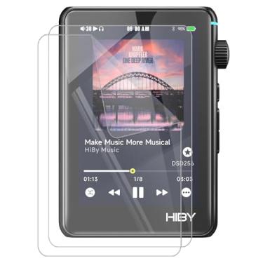 Imagem de Futanwei Película protetora de tela HiFi MP3 Player HiFi para HiBy R3 II, [2 unidades] película TPU transparente HD [antiimpressões digitais] [antiarranhões] [livre de bolhas] [compatível com capas