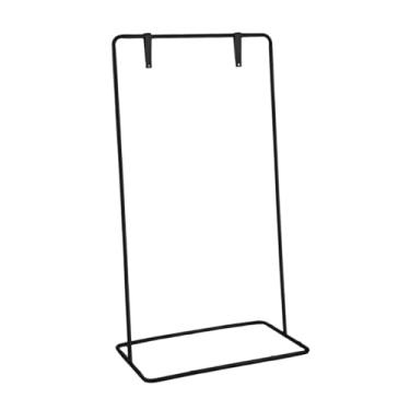 Imagem de harayaa Suporte para placa de boas-vindas de casamento: moderno, prático e decorativo, e estável para cartazes de casamento, Preto