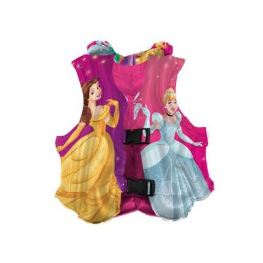 Imagem de Colete Inflavel Infantil Meninas Princesas Disney 43X35Cm Para Piscina