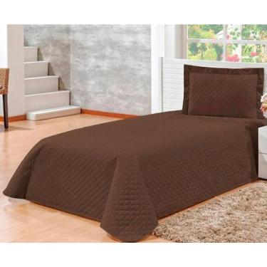Imagem de Cobre Leito Solteiro Colcha Elegance 2 Peças Matelado - Girassol Enxov
