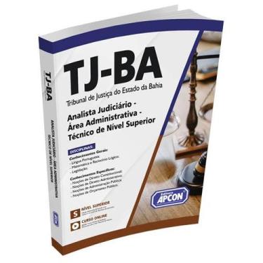 Imagem de Apostila TJ-BA 2023 - Analista Judiciário - Área Administrativa - Técn