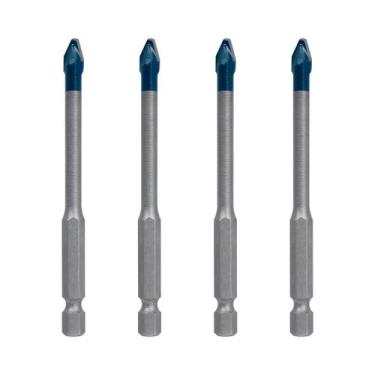 Imagem de Kit 4 broca bosch expert hex9 6x90mm porcelanato e cerâmica