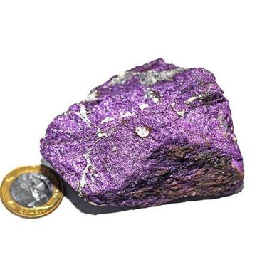Imagem de 1 Purpurita Pedra Bruto Natural 55 a 60mm Média 80g Classe A - Varejo