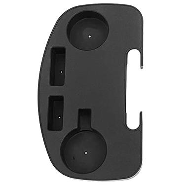 Imagem de Bandeja portátil multifuncional para assentar em cadeiras celulares copos d água livros plástico resistente fácil de instalar espaço adequado ranhuras drenagem atividades acampamento piscina praia qui