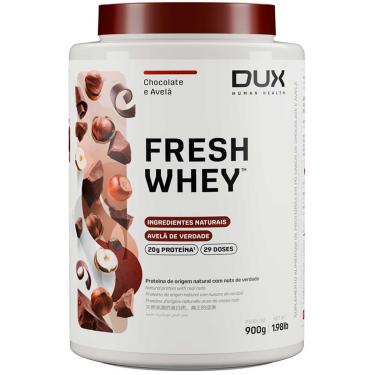 Imagem de Dux Fresh Whey Sabor Chocolate Belga e Avelã Pote 900g