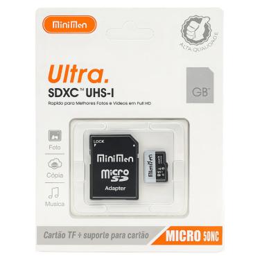 Imagem de Cartão de Memória Minimen SDXC UHS-I  128GB Micro SDHC M128