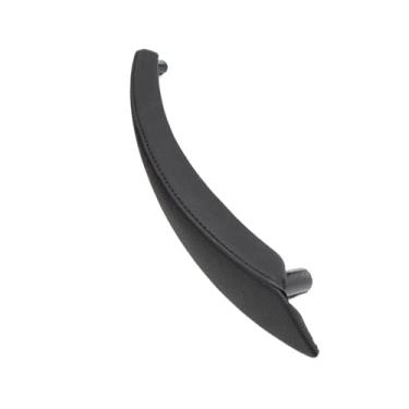 Imagem de Maçaneta interna esquerda/direita da porta do passageiro, substituição da tampa externa de couro compatível com BMW X5 X6 E70 E71 E72 2007 2008 2009 2010 2011 2012 2013 2014(Black-Right)