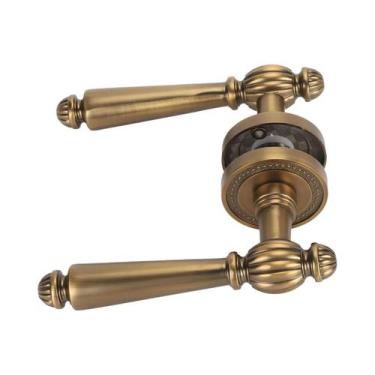 Imagem de Fechadura De Porta Retrô Em Bronze Com Núcleo De Cobre Silencioso Para