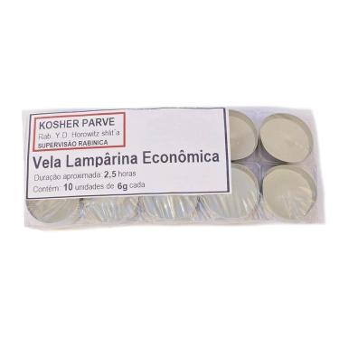 Imagem de Refil De Velas De Lamparina Shabat 10 Und Kosher 2,5 Horas