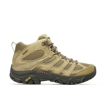 Imagem de Merrell Bota masculina Moab 3 Mid impermeável para caminhada, Teca, 39