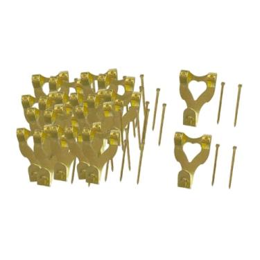 Imagem de YWJLQH Conjunto de 20 Ganchos para Pendurar Quadros com Pregos, Ideais para Calendários, Relógios de Parede E Decoração de Casa. Artesanato em Cruz.