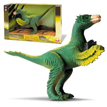 Imagem de Dinossauro Deinonychus 20cm Brinquedo Articulado Em Vinil - Silmar Bri