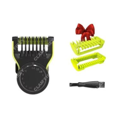 Imagem de Kit De Pentes Guia Ajustáveis Para Aparador Elétrico One Blade QP2520 