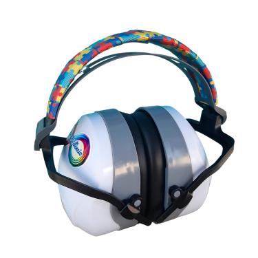 Imagem de Abafador de Ruido 26 DB Branco para Autistas crianças e adolescentes