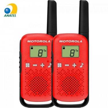 Imagem de Rádio Comunicador Talkabout 25Km T110Br Vermelho Motorola -