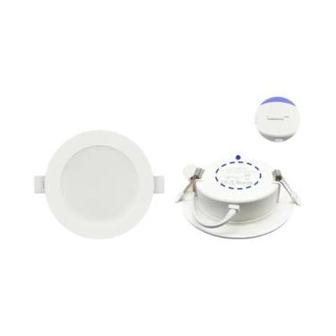 Imagem de Luminária LED Embutida 3 CCT 3000K 4000K 6500K 120V 220V Painel Redond