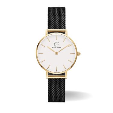 Imagem de Relógio Feminino Analógico Dourado Casual Elegante New Port