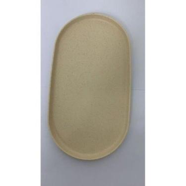 Imagem de Travessa Oval Bambu PP Lines Salmão 37,5cm 220839 Lyor