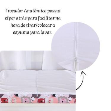 Imagem de Trocador De Fraldas Anatômico Impermeável 01 peça - MARIAS BABY, Bichi