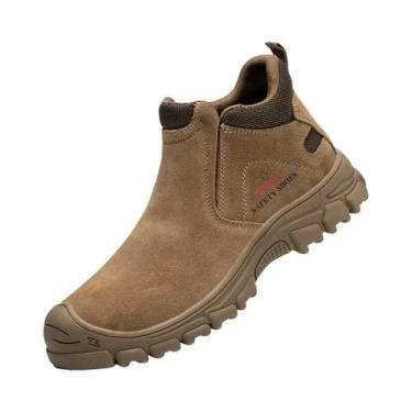 Imagem de Botas De Trabalho Masculinas Com Biqueira De Aço, À Prova De Perfuraçõ