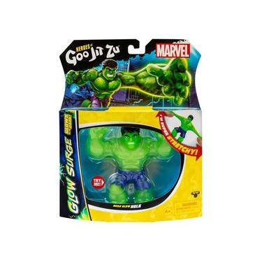 Imagem de Boneco Elástico Hulk Que Brilha No Escuro - Goo Jit Zu