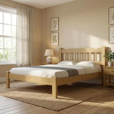 Imagem de Cama Queen Size Nemargi Perola Nogueira