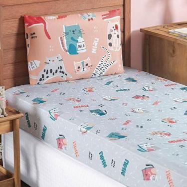 Imagem de Jogo Cama Lençol Fantasy Solteiro Cama Quarto Infantil Microfibra 2 Pe