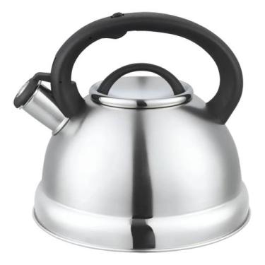Imagem de Chaleira Bule Com Apito 3l Visitas Cafe E Cha Cozinha Casa Inox - Unit