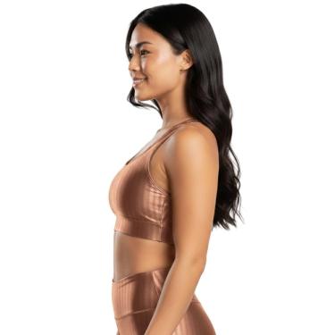 Imagem de Top de Academia New Zig 3D Serra e Mar Roupa Treino Alta Compressão Fitness Musculação Feminina-Feminino