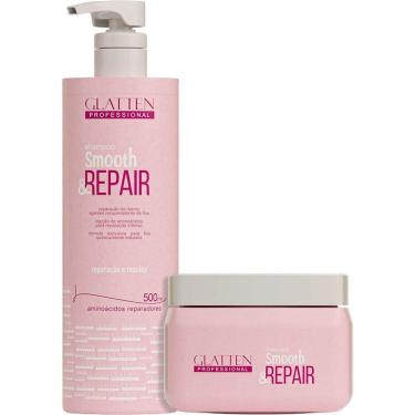Imagem de Glatten Smooth & Repair - Kit Reparação Pós Química Duo (2 Produtos)