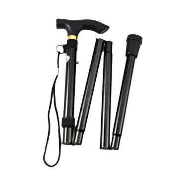 Imagem de Bastão De Caminhada Dobrável Em Liga De Alumínio Para Atividades Ao Ar