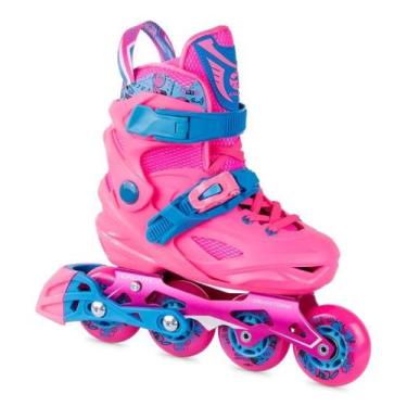 Imagem de Patins Calary C2 Pink - Ajustável (M 30 ao 33br) Tamanho dos Patins:M