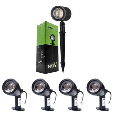 Imagem de Kit 5 Espeto de Jardim 5w LED SMD Prova D'água Neutro 4000k IP65 - Max