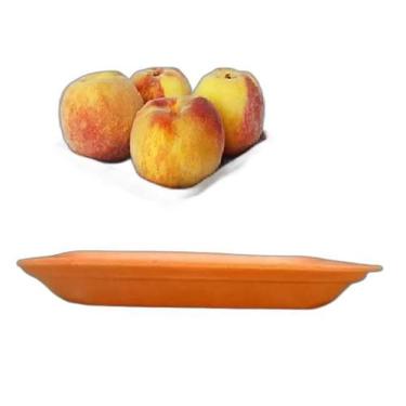 Imagem de 400 Bandeja De Isopor Laranja - B01 Rasa 15X15X1,8Cm (1Pct) - Ultra