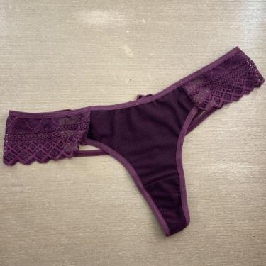 Imagem de Tanga Psiu - Thabie Lingerie, Vinho, M