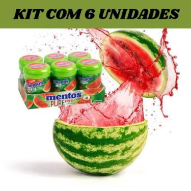 Imagem de Chiclete goma mentos 6 un 56gr - S Açúcar Sabor Intenso. Sabores:Fresh