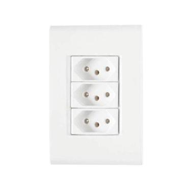 Imagem de Conjunto 3 Tomadas 3p 10a - Linha Liz - Tramontina