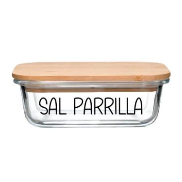 Imagem de Pote Hermético Vidro (600 ml) Sal Parrilla - Casa Vitá, Sal Parrilla