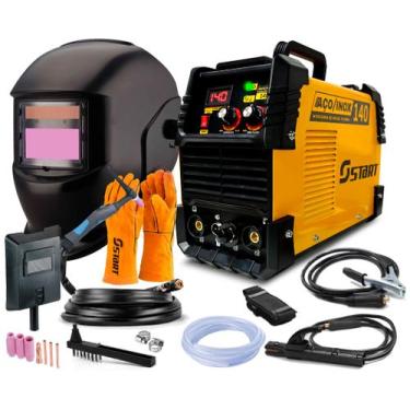 Imagem de Maquina Inversora De Solda Mma Max Tig + Luvas E Acessórios - Start