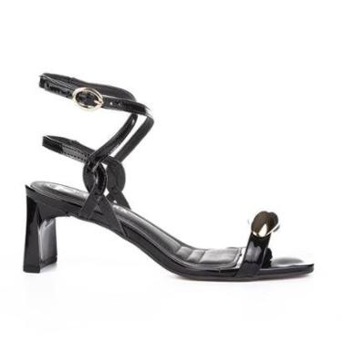 Imagem de Sandália Tanara de Salto Bloco T8642-Feminino