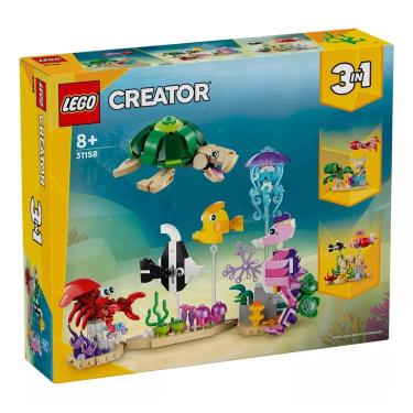 Imagem de Lego Creator 3 Em 1 Animais Marinhos 421 Peças - 31158