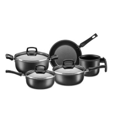 Imagem de Conjunto de Panelas MTA Safira Cristal Smart 5 Peças Tampa de Vidro, G